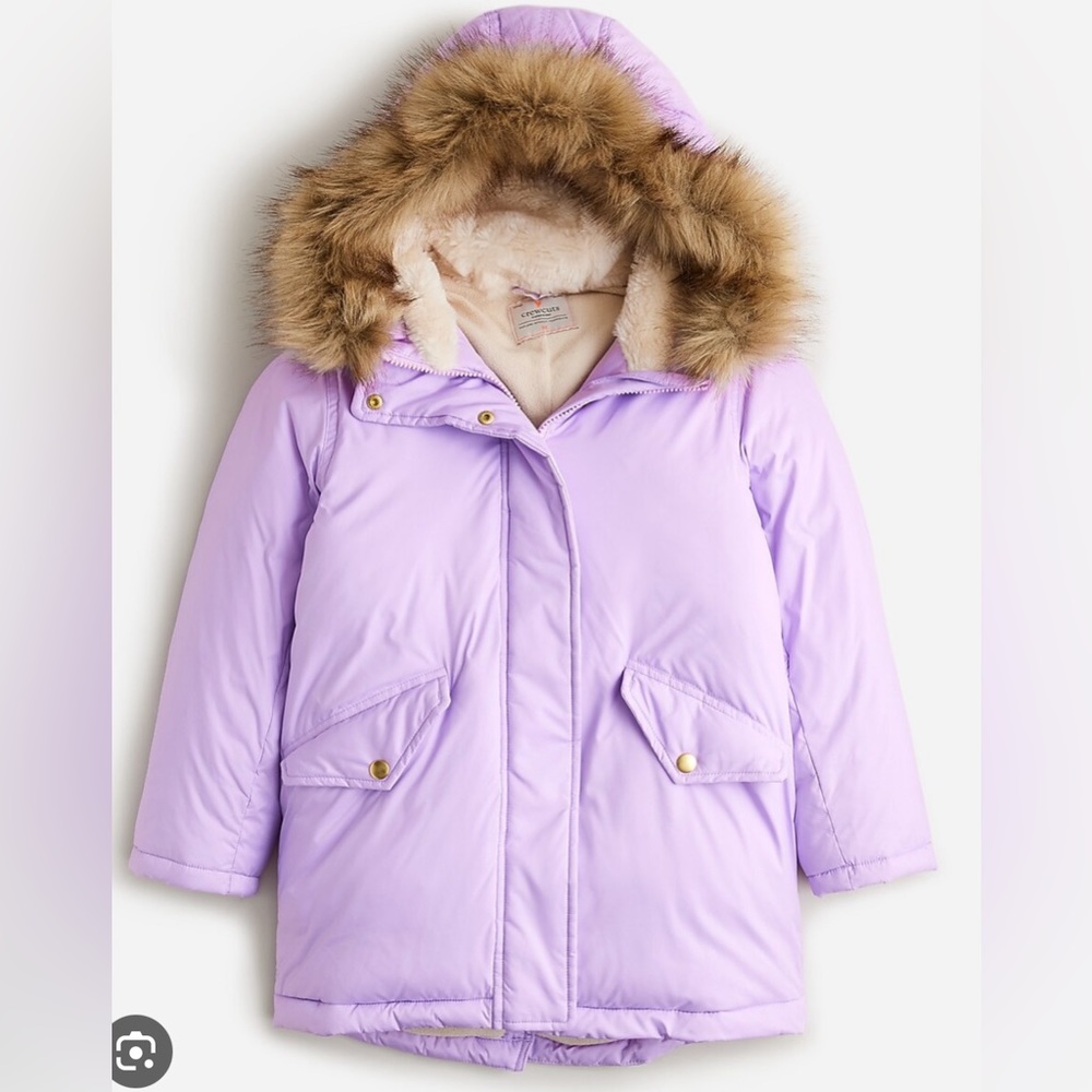 New CrewCuts Girls' fishtail parka with PrimaLoft®